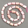 Opal Beads on Thread, Natural Stone, Faceted, Ø13-12×8-7mm, 42cm length