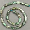 Seraphinite Beads on Thread Natural Stone Cut 11x7mm, Length 38cm± (with 3x2 seed beads)