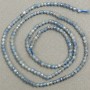 Natural Labradorite Faceted Beads on Thread, diameter 2mm±, length 41cm ±