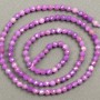 Phosphosiderite Natural Gemstone Faceted Beads on Thread, diameter 3.5 mm ±, length 40 cm +
