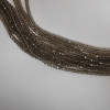 Czech Crystal Beads Transparent Champagne "Rondelle", diameter 6x4mm thread, length 43cm +