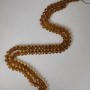 Czech Crystal Beads, Honey Transparent Faceted Rondelle, diameter 8x6mm +/-, length 40-42cm+