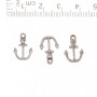 Anchor with Heart Pendant Findings 15x11mm, pack of 20g +/-31pcs