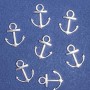 Jewellery Findings Pendant Anchor 2cm, pack 20g +/- 28pcs