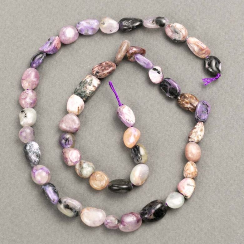 Charoite Beads, faceted, 7×9mm, approx 41 cm length