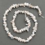 Baroque Pearl Thread with Benzin Hue, 6x1-3mm, 39cm+ length