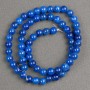 Beads on Thread Lazurite (imitation acrylic) smooth sphere, diameter 6mm±, length 40cm±