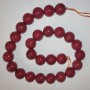 Jasper Beads on Thread (Single) - 14mm Diameter, 37cm Length