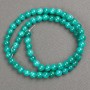 Beads on Thread Amazonite (Acrylic) Smooth Sphere, diameter 6mm±, length 40cm±