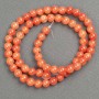 Beads on Thread Citrine (synthetic acrylic) Smooth Sphere, 6mm diameter, 40cm length