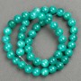 Beads on Thread Amazonite (artificial acrylic) smooth ball, diameter 8.5 mm±, thread length 40 cm±
