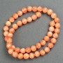 Citrine Beads on Thread (Acrylic) Smooth Round Beads, 8.5mm diameter, 40cm length