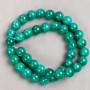 Beads on Thread Amazonite (artificial acrylic) smooth sphere, diameter 10.5mm±, length 40cm±