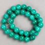 Amazonite Beads on Thread (Acrylic) Smooth Round Beads, 12.5mm diameter ±, Length 40cm ±