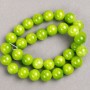 Onyx Beads (Acrylic) on thread Smooth ball, diameter 12.5mm±, length 40cm±