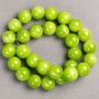 Onyx Beads (plastic/acrylic) on a thread smooth ball, diameter 14.5mm±, length 40cm