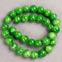 Gemstone Beads (Acrylic) on Thread, Smooth Ball, Ø 12.5 mm, ~40 cm length