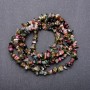 Natural Watermelon Tourmaline Beads, Diameter 5mm, Length 80cm