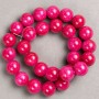 Tourmaline (Acrylic) Beads on Nylon Thread, Smooth Round Ball, Diameter 14.5mm +/-, Length 40cm +