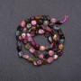 Tourmaline Tumbled Beads on Strand, Diameter 7mm (+/-), Length 38cm