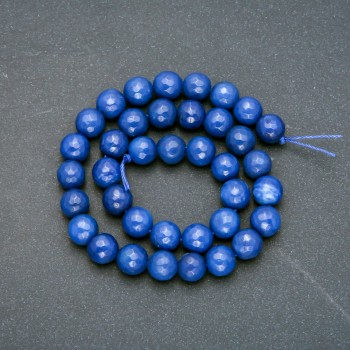 Apatite (imit.) Beads on Strand, Faceted Round, Diameter 10mm, Length 38cm+