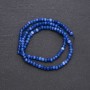 Lapis Lazuli (Imitation) Faceted Rondelle Beads on Strand, Diameter 4x3mm, Length 38cm