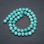 Beads on Thread Natural Amazonite Smooth Round, Diameter 8mm +/-, Length 39cm