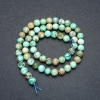 Natural Amazonite Stone Beads on String, Smooth Round, Diameter 6mm +/-, Length 39cm