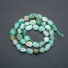 Natural Chrysoprase Stone Beads on String, Tumbled, Diameter 8x10mm, Length 40cm+