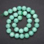 Beads Natural Stone Burmese Jadeite Smooth Round, Diameter 12 (+/-) mm, Length 38cm