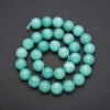 Jadeite Beads Smooth Round on Thread, Diameter 12mm, Length 38cm (+/-)