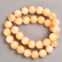 Beads on Fishing Line Selenite (Imitation Acrylic) Smooth Ball, Diameter 12.5mm+/-, Length 40cm