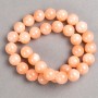 Beads on Fishing Line Selenite (Imitation Acrylic) Smooth Ball, Diameter 12.5mm+/-, Length 40cm
