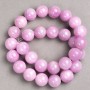 Beads Kunzite (Imitation Acrylic) on Fishing Line Smooth Ball, Diameter 14.5mm+/-, Length 40cm+