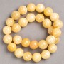 Beads on Fishing Line Mother-of-Pearl (Imitation Acrylic) Smooth Ball, Diameter 14.5mm+/-, Length 40cm+