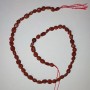 Natural Stone Red Jasper Tumbled Beads on Thread, diameter 5x6-9x7mm+/-, length 41cm+