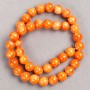Citrine Beads (Artificial Acrylic) Smooth Round on Fishing Line, diameter 10.5mm+/-, length 40cm+