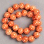 Citrine Beads (Artificial Acrylic) Smooth Round on Fishing Line, diameter 14.5mm+/-, length 39cm+