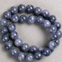 Amethyst Beads (imitation acrylic) on Fishing Line, smooth ball, diameter 12.5mm+/-, length 40cm+