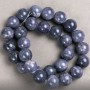Amethyst Beads (Synthetic Acrylic) on Fishing Line, Smooth Ball, Diameter 14.5mm+/-, Length 40cm+