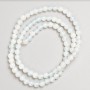 Moonstone Beads on Fishing Line (Synthetic Opalite), 4mm Diameter, 37cm Length