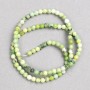 Australian Jadeite Beads on Nylon Thread, Smooth Round Bead, Diameter 4mm, Length 38cm+