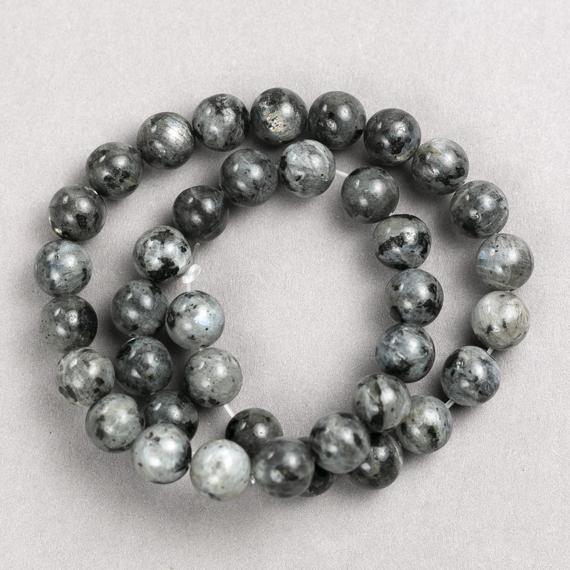 Lavrikite Natural Stone Beads, Smooth Round, Diameter 10.5mm+/-, Length 38cm+