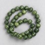 Jadeite Beads on Fishing Line, Smooth Round, 10.5mm+/- Diameter, 38cm+ Length