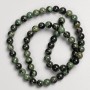 Ocean Jasper Beads on Fishing Line, Smooth Round, Diameter 6.5mm+/-, Length 39cm+