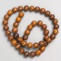 Beads on Thread, Wooden Jasper Smooth Ball, Diameter 8.5mm+/-, Length 38cm+