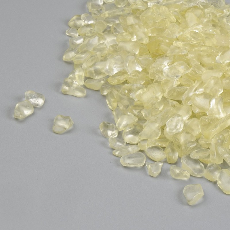 Stone Chips Findings without Hole Citrine d 6-14x6x3-5mm +/- (Price per 100g)