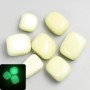 Natural Stone Onyx, Glow in the Dark, Tumbled 25x17mm (+/-) 100g Pack, Green Glow