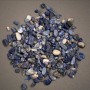 Stone Chip Findings Without Hole, Sodalite, D 12x7-7x5mm +/-, 100 Grams