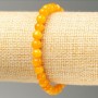 Elastic Bracelet Citrine (Imitation Acrylic) d 6.5mm+-, length 18cm+
